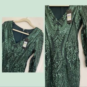 Green Sparkle Dress